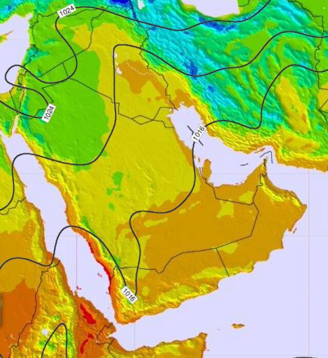 خبير جوي:تأثر الأجزاء الغربية برياح قوية تثير الغبار