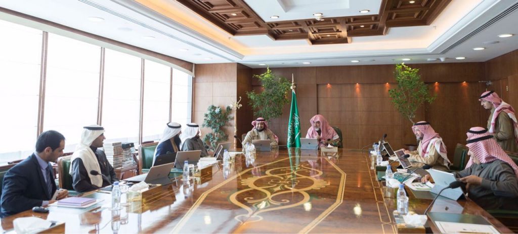 وزير الشؤون الإسلامية رأس اجتماع اللجنة العليا لتقنية المعلومات