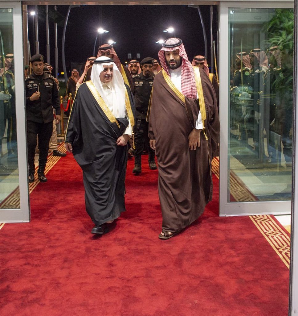 ولي العهد يصل إلى منطقة تبوك
