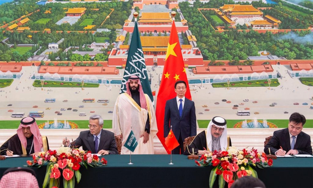 شهد توقيع ١٢ اتفاقية تعاون ..ولي العهد يلتقي نائب رئيس الدولة الصينية ويبحث معه تطوير العلاقات بين البلدين