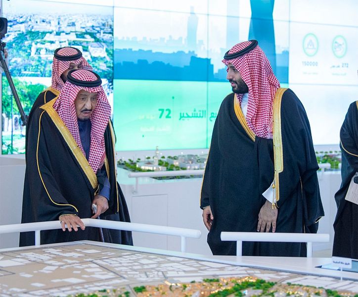 خادم الحرمين الشريفين يطلق 4 مشاريع نوعية كبرى في الرياض بتكلفة 86 مليار ريال