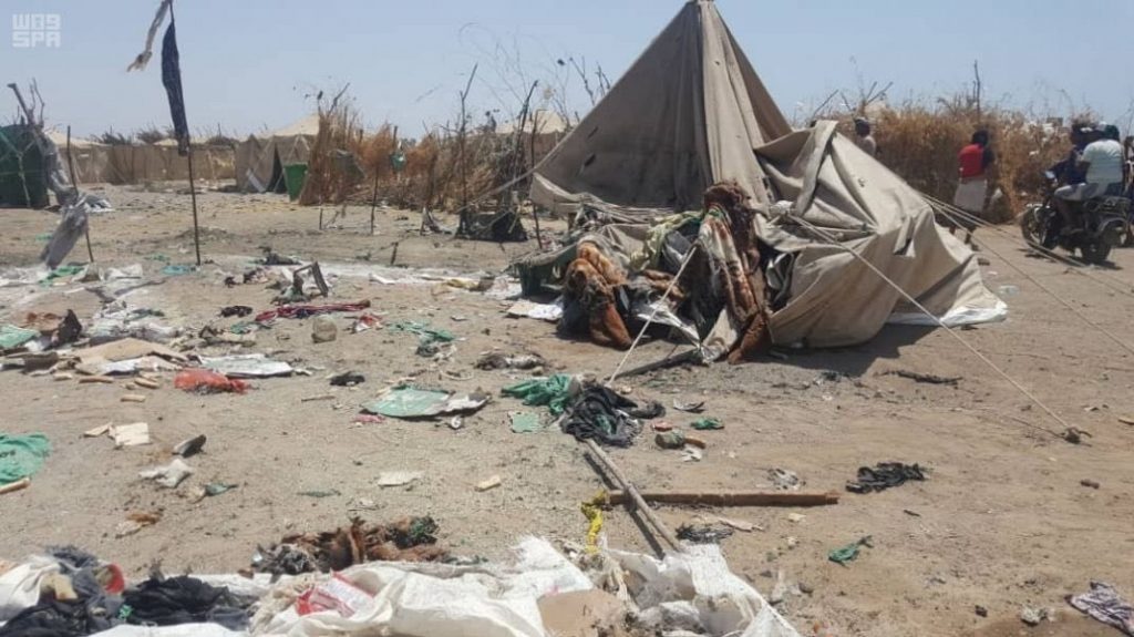 مركز الملك سلمان للإغاثة يدين استهداف الحوثيين لمخيمه في الخوخة