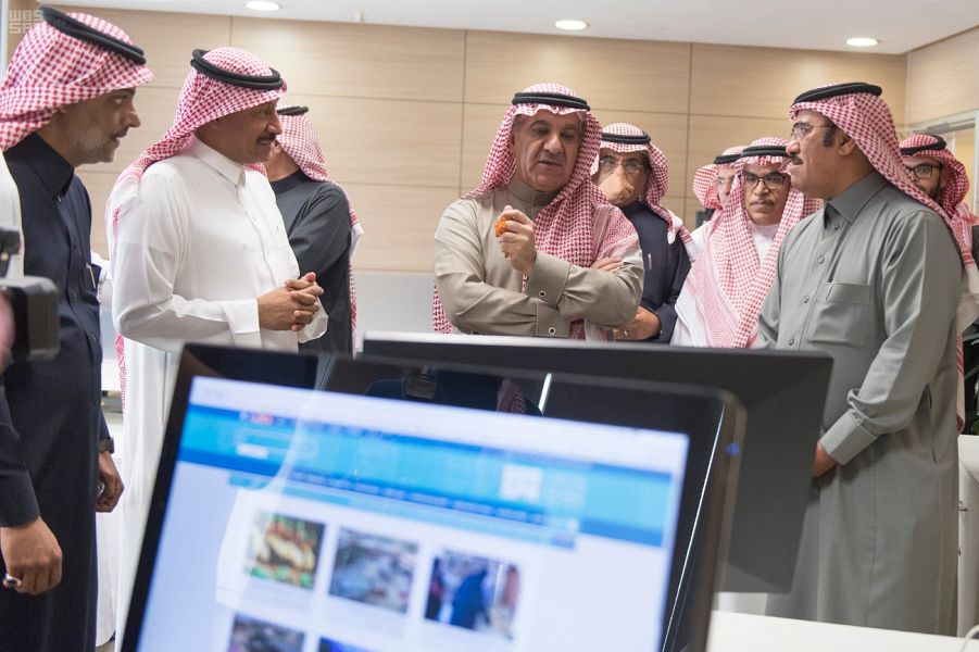 ويزر الإعلام يزور مقر وكالة الأنباء السعودية وهيئة الإذاعة والتلفزيون