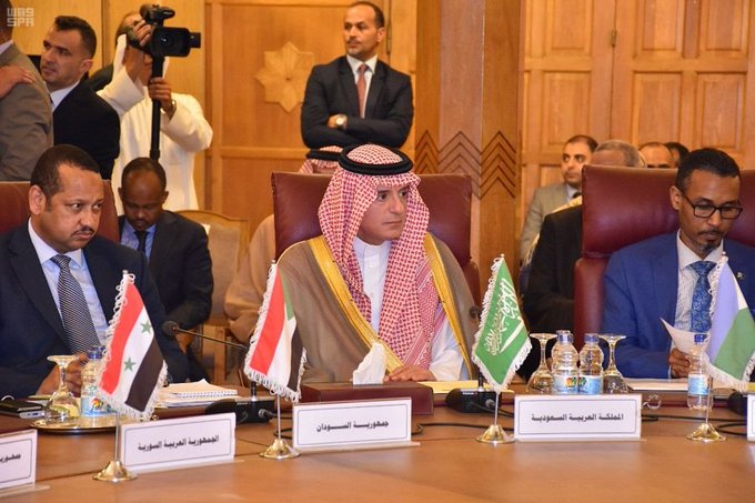 الجبير من القاهرة:العمليات العسكرية التركية شمال شرق سوريا اعتداء على قواعد القانون الدولي والإنساني