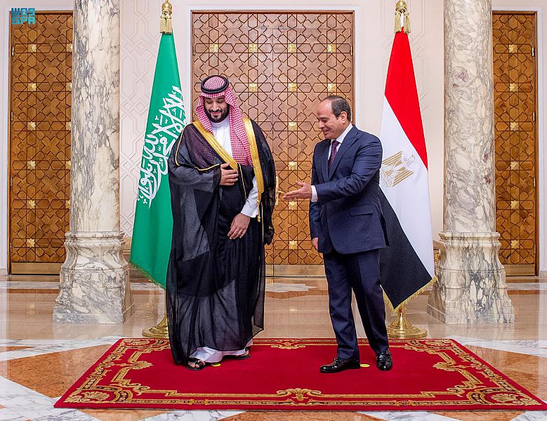 بيان سعودي مصري لزيارة ولي العهد..المملكة تقود استثمارات في مصر بمبلغ (30) مليار دولار