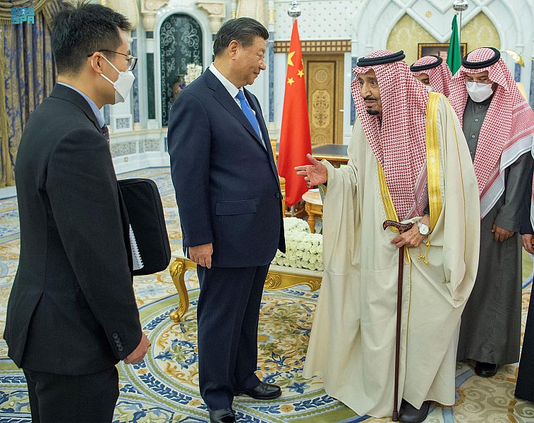 خادم الحرمين الشريفين يلتقي الرئيس الصيني ويوقعان الشراكة الاستراتيجية الشاملة بين البلدين